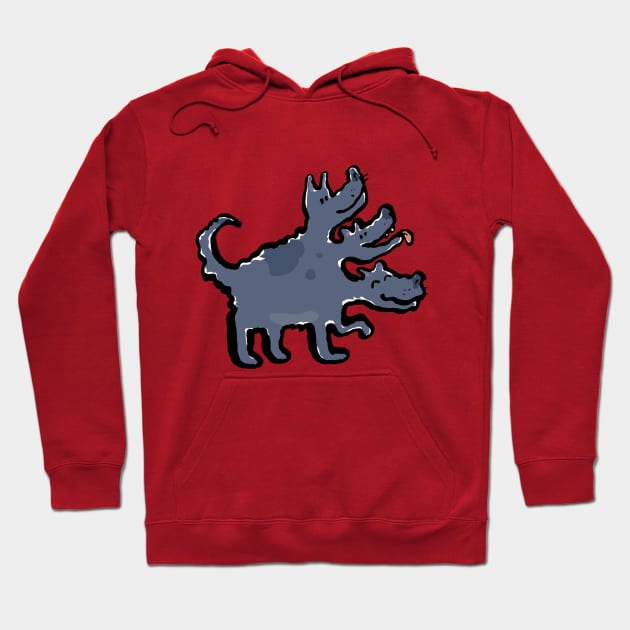 Kerberos, the triple-headed hound of hades Hoodie by greendeer